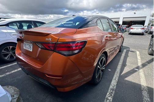 Monarch Orange Metallic/Super Black 2023 Nissan Sentra SR