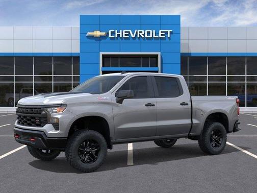 Sterling Gray Metallic 2026 Chevrolet Silverado 1500 Custom Trail Boss
