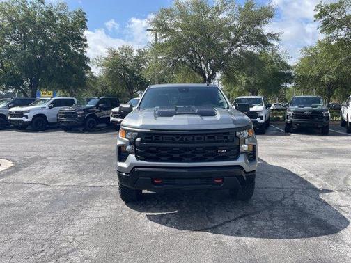 Sterling Gray Metallic 2026 Chevrolet Silverado 1500 Custom Trail Boss