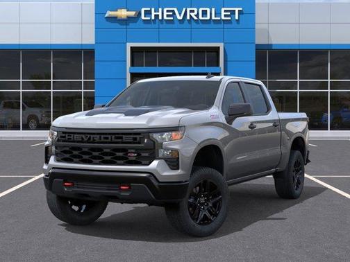 Sterling Gray Metallic 2026 Chevrolet Silverado 1500 Custom Trail Boss