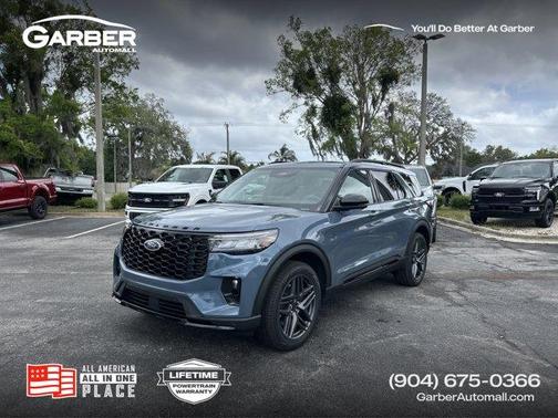 Vapor Blue Metallic 2026 Ford Explorer ST-Line