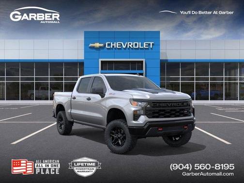 Sterling Gray Metallic 2026 Chevrolet Silverado 1500 Custom Trail Boss