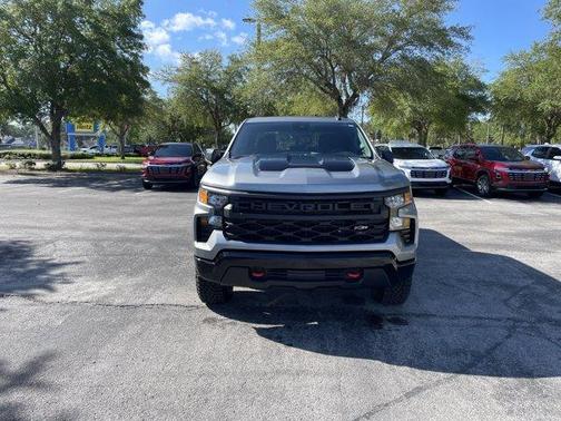 Sterling Gray Metallic 2026 Chevrolet Silverado 1500 Custom Trail Boss
