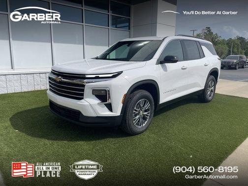 Summit White 2026 Chevrolet Traverse LT