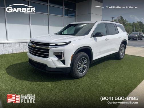 Summit White 2026 Chevrolet Traverse LT