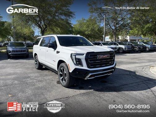 Summit White 2026 GMC Yukon XL AT4