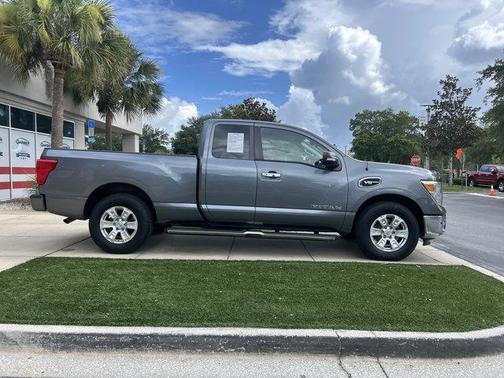 Gun Metallic 2017 Nissan Titan SV