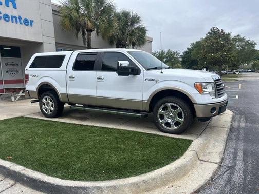 White 2014 Ford F-150 Lariat