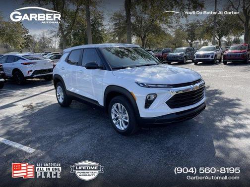 Summit White 2026 Chevrolet Trailblazer LS