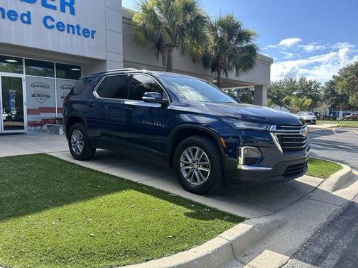Northsky Blue Metallic 2023 Chevrolet Traverse LT Cloth