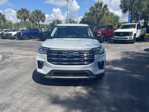 Space White Metallic 2026 Ford Explorer Active
