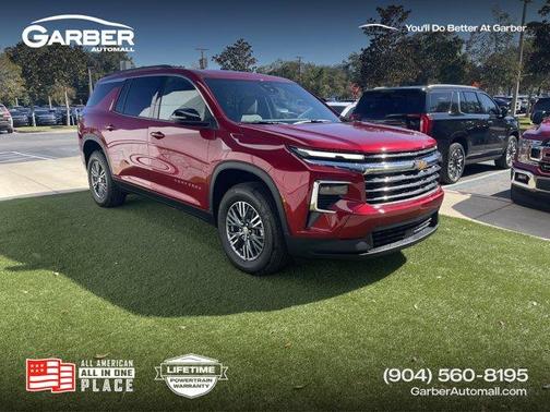 Radiant Red 2026 Chevrolet Traverse LT