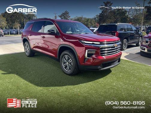 Radiant Red 2026 Chevrolet Traverse LT