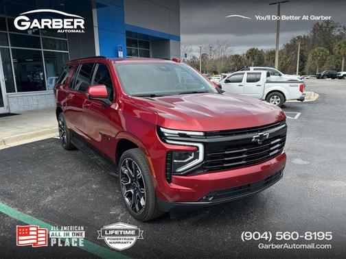 Radiant Red 2025 Chevrolet Suburban RST