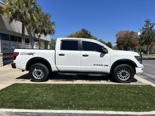 Glacier White 2022 Nissan Titan PRO-4X