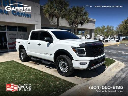 Glacier White 2022 Nissan Titan PRO-4X