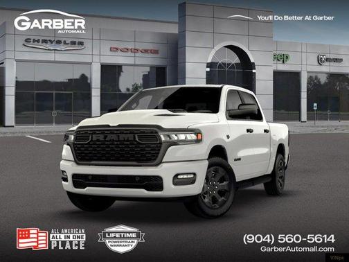 Bright White Clearcoat 2026 RAM 1500 Tradesman