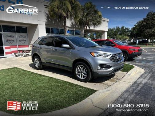 Silver Metallic 2021 Ford Edge SEL