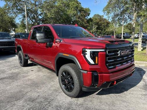 Volcanic Red 2026 GMC Sierra 2500 AT4