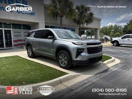 Sterling Gray Metallic 2024 Chevrolet Traverse LS