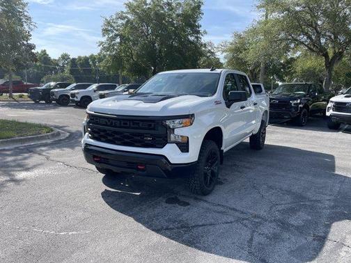 Summit White 2026 Chevrolet Silverado 1500 Custom Trail Boss