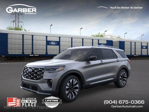 Carbonized Gray Metallic 2026 Ford Explorer Platinum