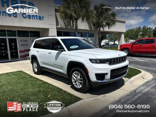 Bright White Clearcoat 2025 Jeep Grand Cherokee L Laredo