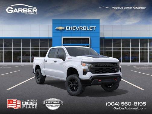 Summit White 2026 Chevrolet Silverado 1500 Custom Trail Boss
