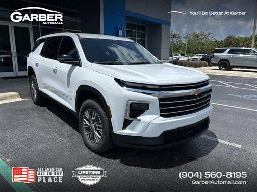 Summit White 2026 Chevrolet Traverse LT