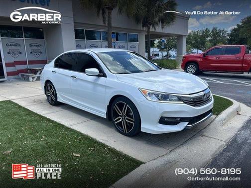 White 2017 Honda Accord Sport SE