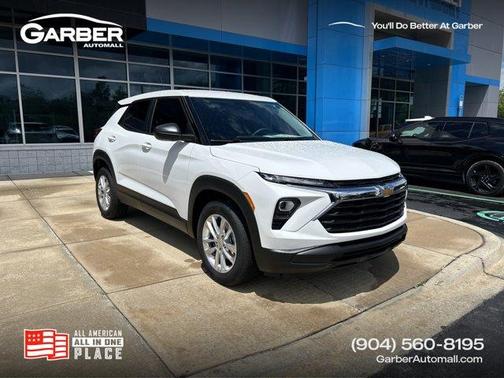 Summit White 2026 Chevrolet Trailblazer LS