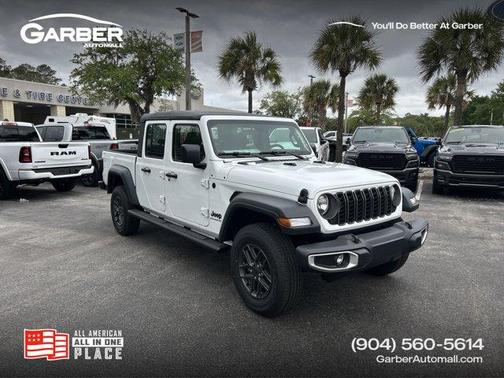 Bright White Clearcoat 2026 Jeep Gladiator Sport