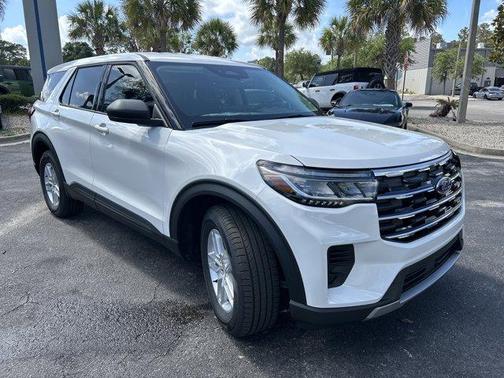 Space White Metallic 2026 Ford Explorer ST