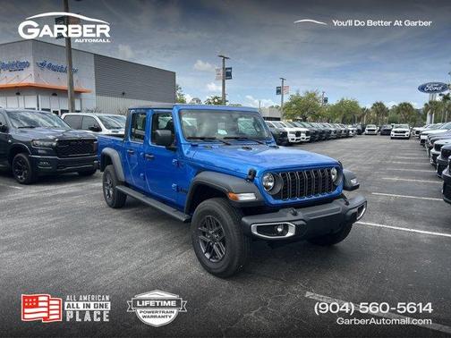 Hydro Blue Pearlcoat 2026 Jeep Gladiator Sport