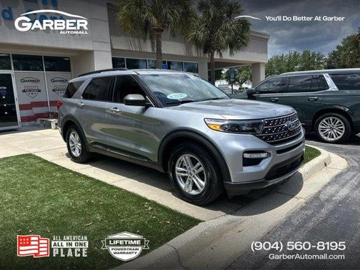 Silver Metallic 2024 Ford Explorer XLT