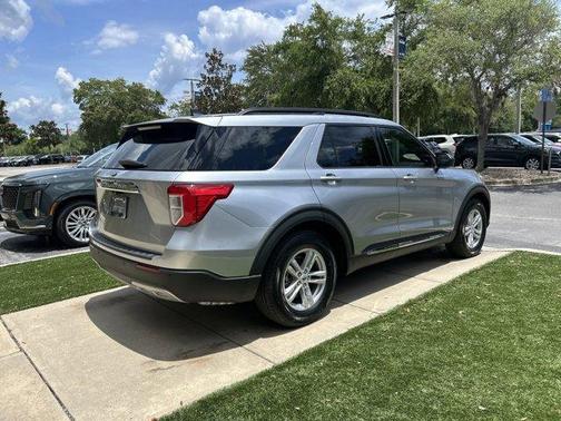 Silver Metallic 2024 Ford Explorer XLT