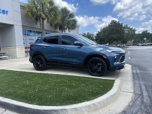 Ocean Blue Metallic 2025 Buick Encore GX Sport Touring