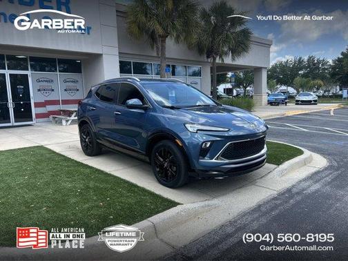 Ocean Blue Metallic 2025 Buick Encore GX Sport Touring