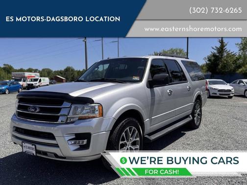 Silver 2017 Ford Expedition EL XLT