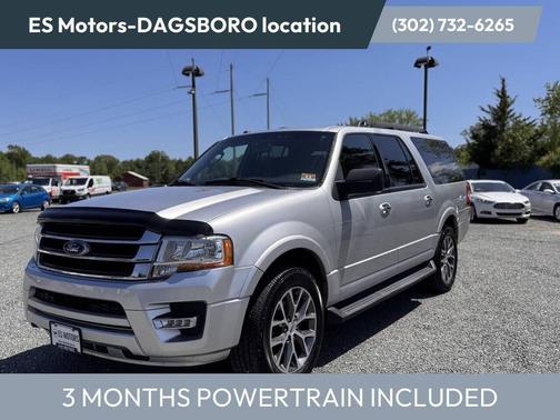 Silver 2017 Ford Expedition EL XLT