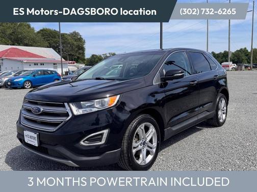 Shadow Black 2018 Ford Edge Titanium
