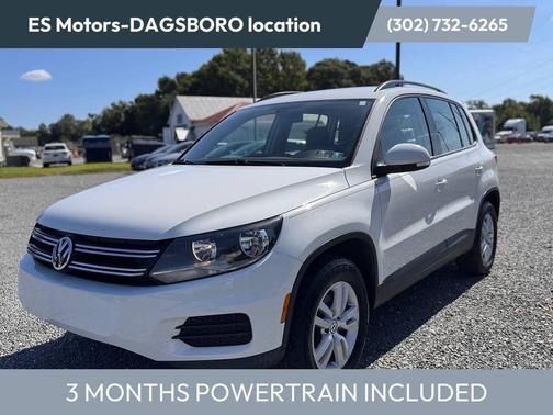 Pure White 2016 Volkswagen Tiguan S