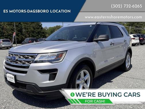 Silver 2018 Ford Explorer Base