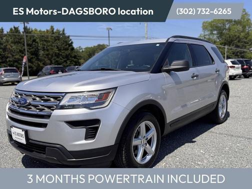 Silver 2018 Ford Explorer Base