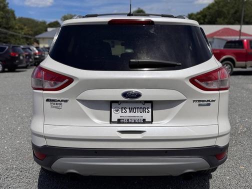 White Platinum Metallic Tri-Coat 2013 Ford Escape Titanium