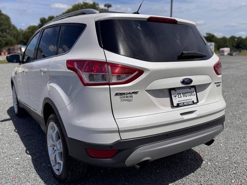 White Platinum Metallic Tri-Coat 2013 Ford Escape Titanium