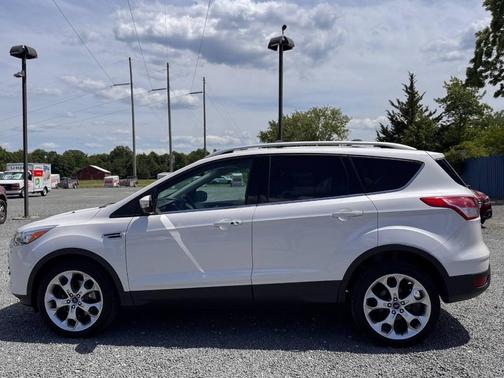 White Platinum Metallic Tri-Coat 2013 Ford Escape Titanium