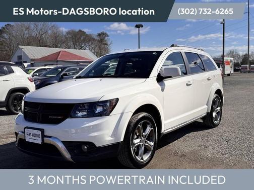 White 2018 Dodge Journey Crossroad