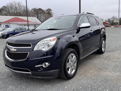 Blue 2015 Chevrolet Equinox LTZ