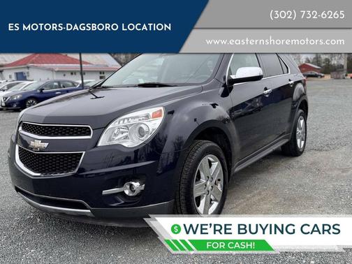 Blue 2015 Chevrolet Equinox LTZ